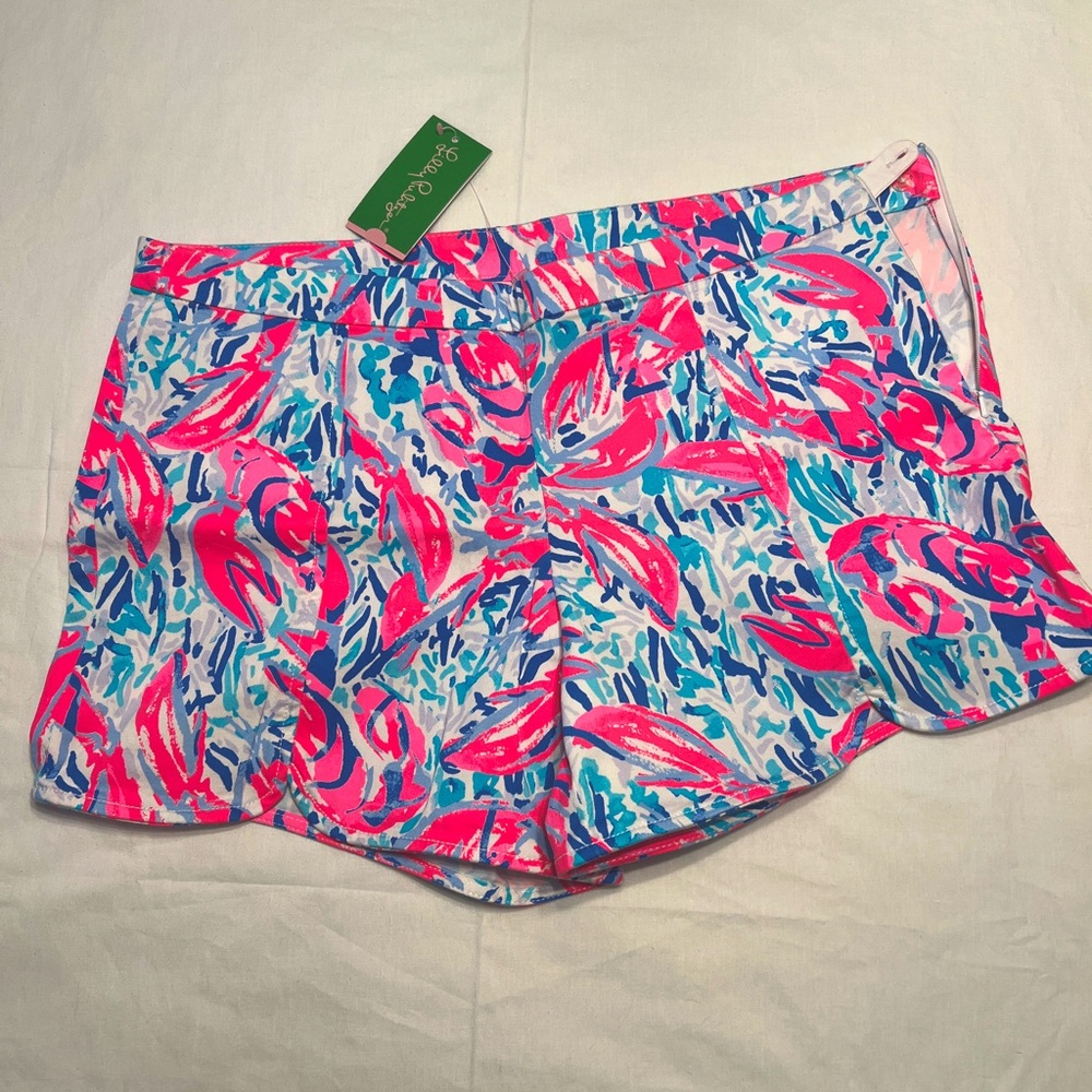 NWT - Lilly Pulitzer - HAZELLE STRETCH SHORT sz 12